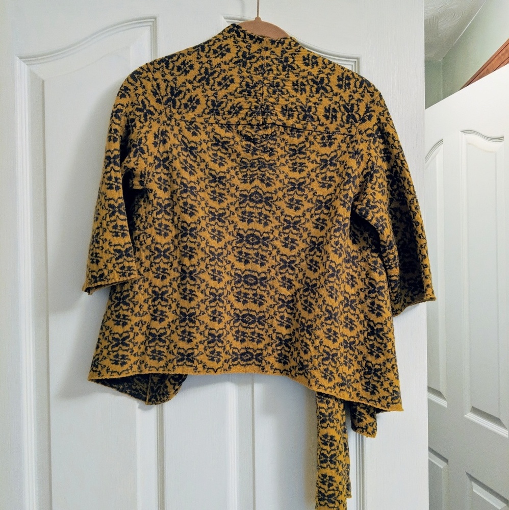 Anthropologie MOTH 100% wool cardigan S - Picture 4 of 7